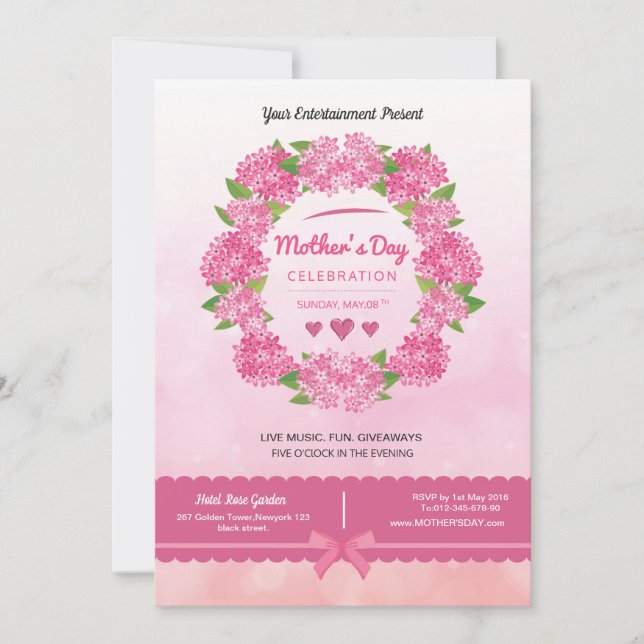 Mother's Day Flyer Invitation (Front)