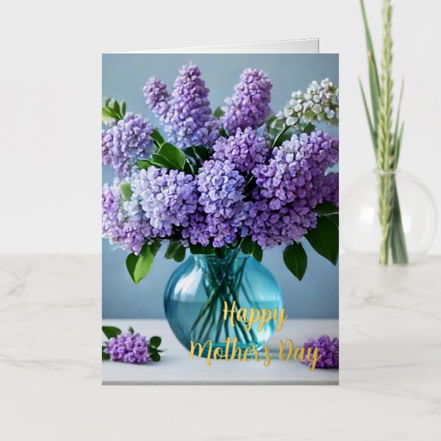 Mother's Day Foil Greeting Card (Front)