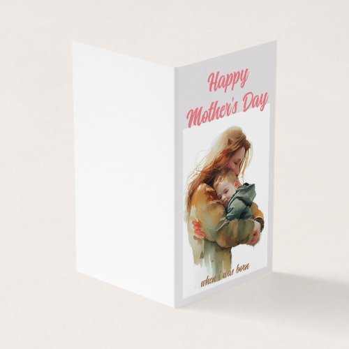 Mothers day folded card