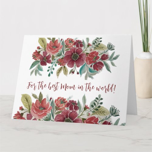 Mothers Day Folded Greeting Card