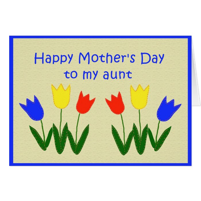 Mother's Day for Aunt Greeting Cards