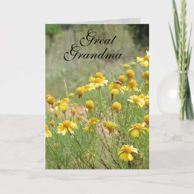 Mothers Day For Great Grandma Card by Janz (Front)