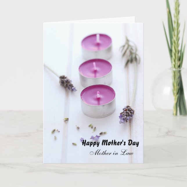 Mother's Day for Mother in law Card (Front)