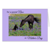Mother's Day for Niece Mare & Foal Photo Note (Front Horizontal)