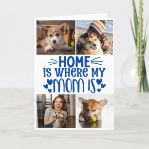 Mother's Day...Four photos custom collage Card