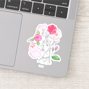 Mother's Day Freckles & Perdita Sticker