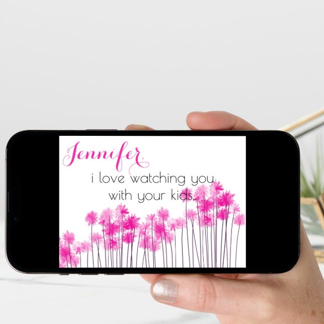 Mother's Day Friend I love Watching Card (Front Digital)