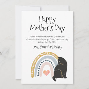 Mum Cat's Pyjamas, Mother's Day Cat Card