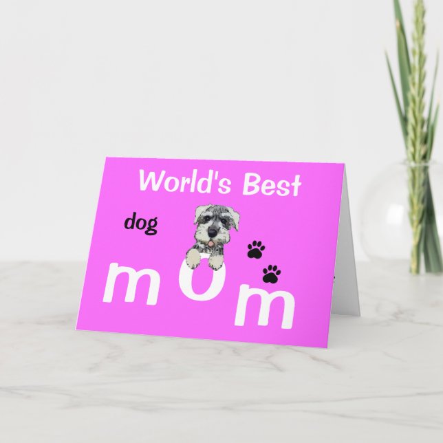 Mothers Day from Dog Card (Front)