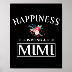 Mothers Day Funny Humor Cute Graphic Quote Mimi  Poster