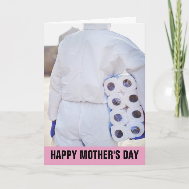 MOTHER'S DAY FUNNY PANDEMIC HAZMAT SUIT CARDS (Front)