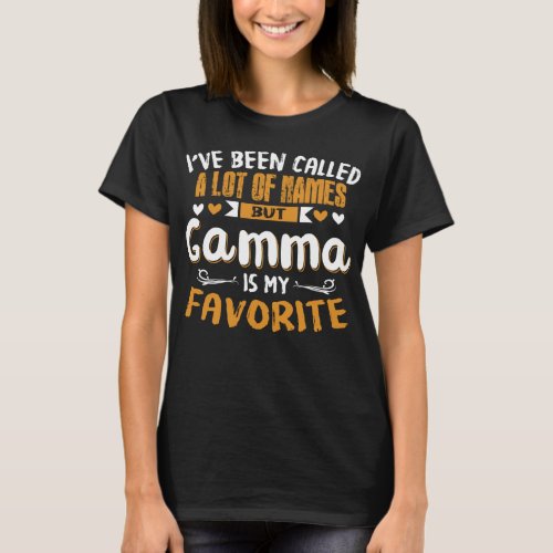 Mothers Day Gamma Is My Name For Grandma T_Shirt