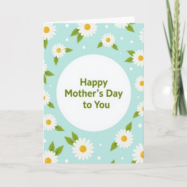Mothers Day Garden Delight Card (Front)