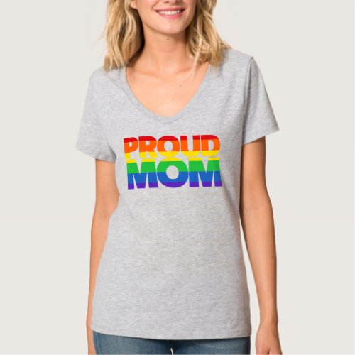 Mothers Day Gay Pride Proud Mom LGBT Parent  T_Shirt