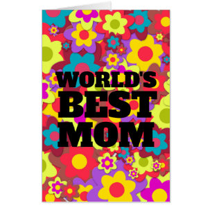 MOTHER'S DAY GIANT FLOWER BIG GREETING CARD
