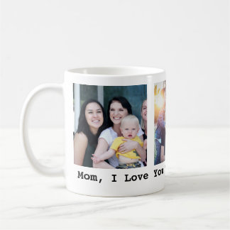 Mothers day gift 3 Photo Personalized Coffee Mug