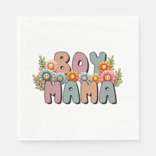 Mother's Day Gift Boy Mama Napkins