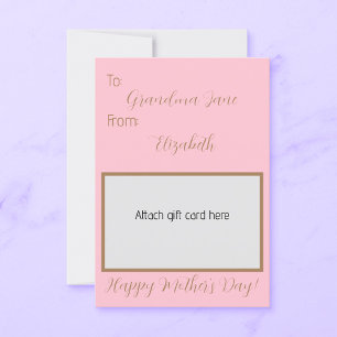 Mother's Day Gift Card Holder