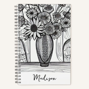 Mother's Day Gift Floral Art Bullet Journal