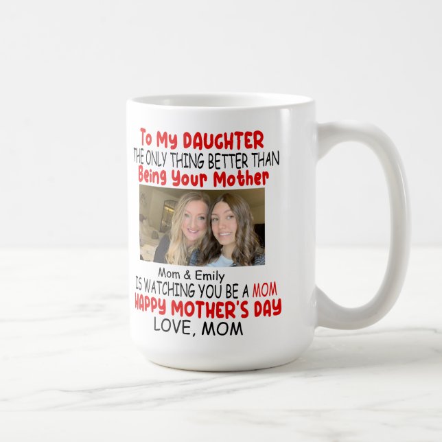 Mother's Day Gift For Daughter From Mom Coffee Mug (Right)