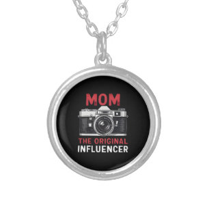 Mother's Day Gift For Mom Silver Plated Necklace