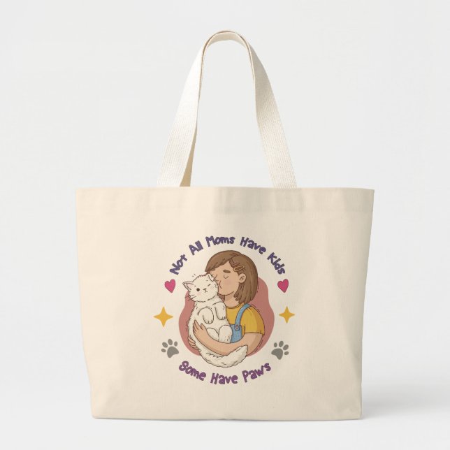 mother's day gift for moms large tote bag (Front)