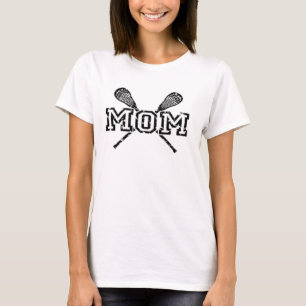 Mothers Day Gift Idea Lacrosse Mom T-Shirt
