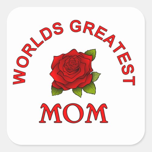 Mothers Day Gift Ideas Square Sticker