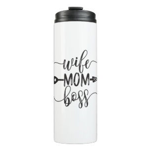 Mother's Day Gift Ideas Wife Mom Boss Thermal Tumbler
