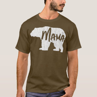 Mother's Day Gift Mama Bear  Mom Vintage Womens  T-Shirt