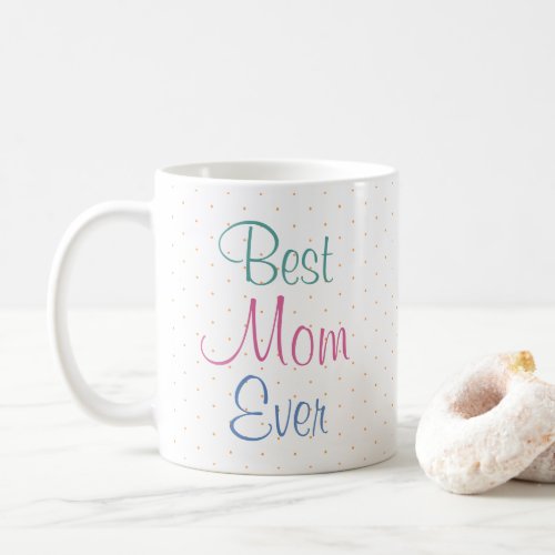 Mothers Day Gift Modern Elegant Colorful Template Coffee Mug