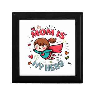 Mother's Day Gift   Mom Is My Hero Box