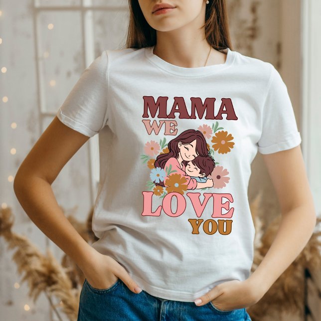 Mother's Day Gift mom we love you Tri-Blend Shirt (Creator Uploaded)