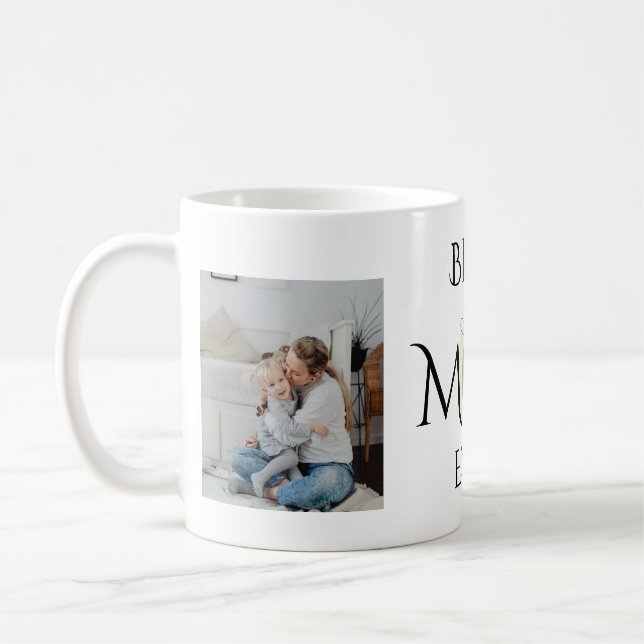 Mother's Day Gift - Personalized with Photo Coffee Mug (Left)