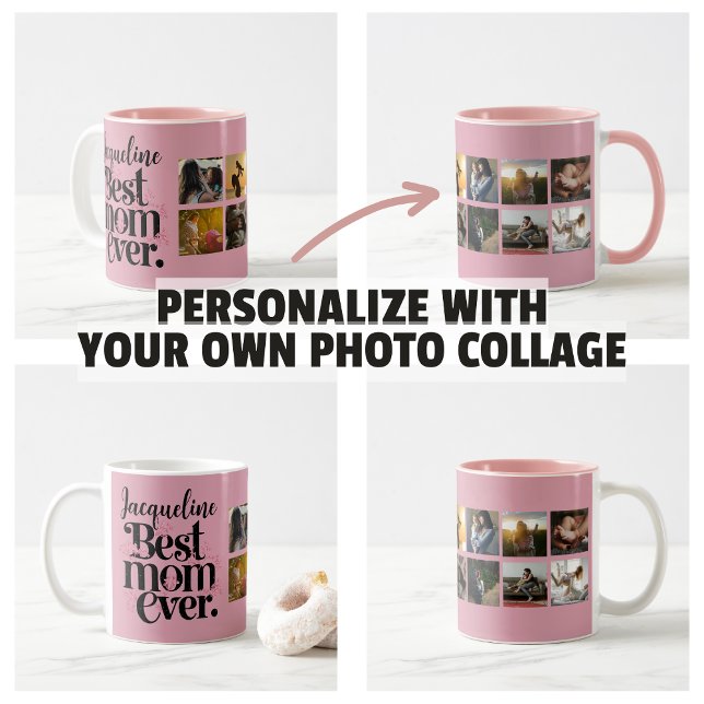Mother's Day Gifts Photo Collage Best Mom Ever Coffee Mug (Mother's Day Gifts Photo Collage Best Mom Ever Mug)