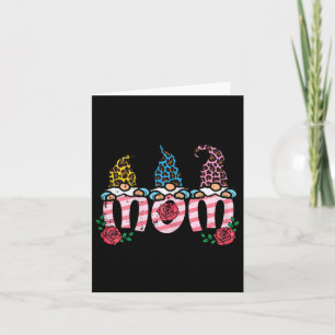 Mothers Day Gnomes Mom Cute Mama Mommy Floral Gard Card