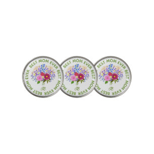 Mother's Day Golf Ball Markers With Blumenstrauss