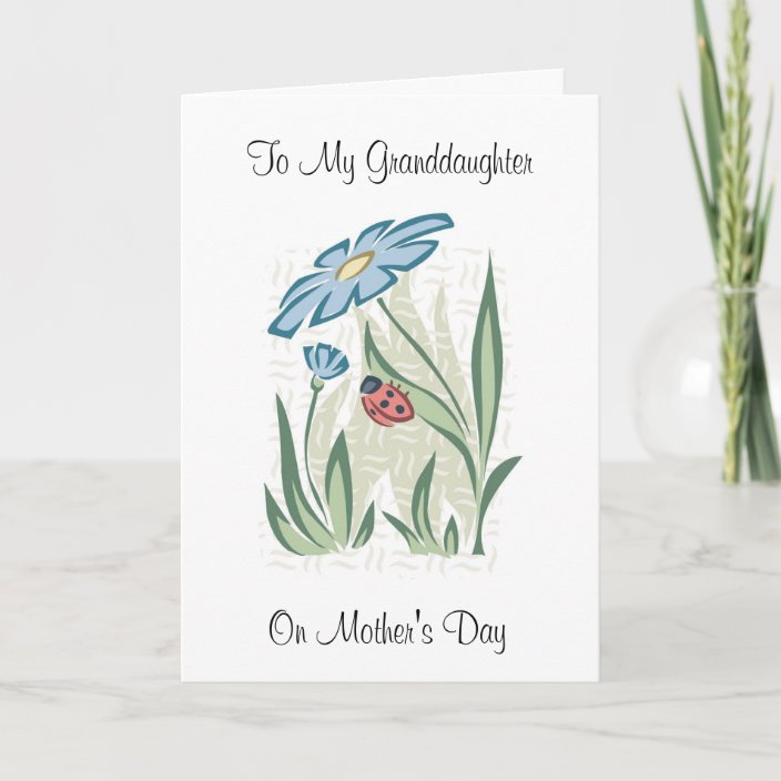 Mother's Day Granddaughter - Greeting Card | Zazzle.com