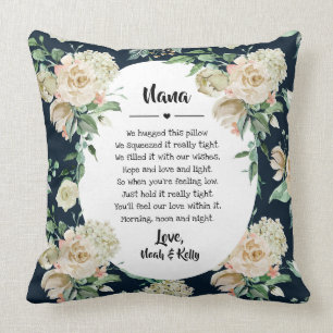 Mother's Day Grandma Grammy Nana from Grandkids Throw Pillow