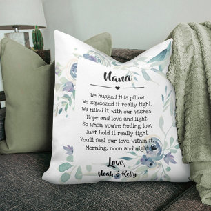 Mother's Day Grandma Grammy Nana from Grandkids Throw Pillow