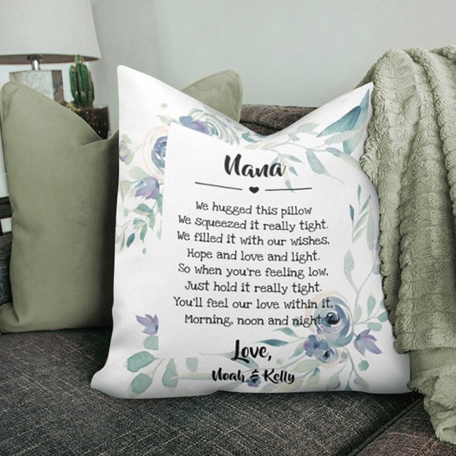Mother's Day Grandma Grammy Nana from Grandkids Throw Pillow (Creator Uploaded)