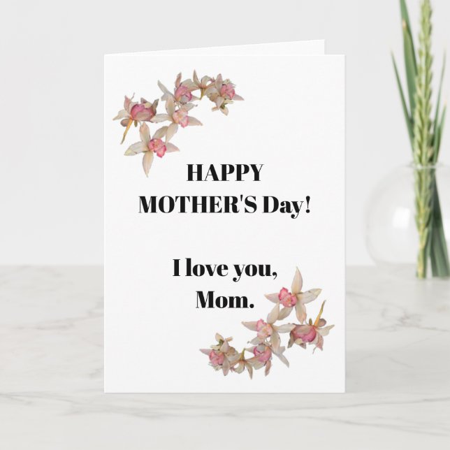 Mother's Day greeting Card (Front)