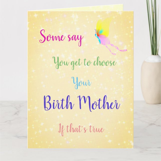 Mother's Day greeting Card (Front)