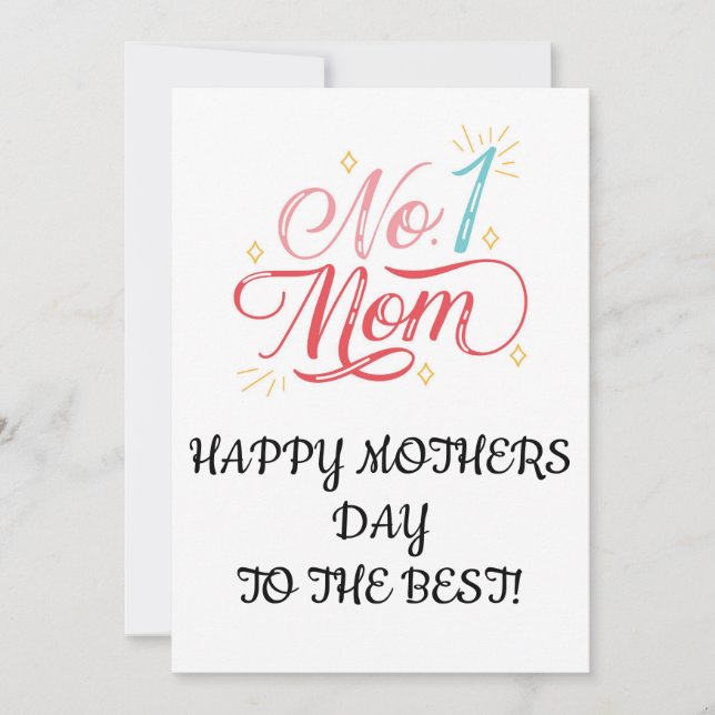 MOTHERS DAY GREETING CARD, INSTANT DOWNLOAD INVITATION (Front)
