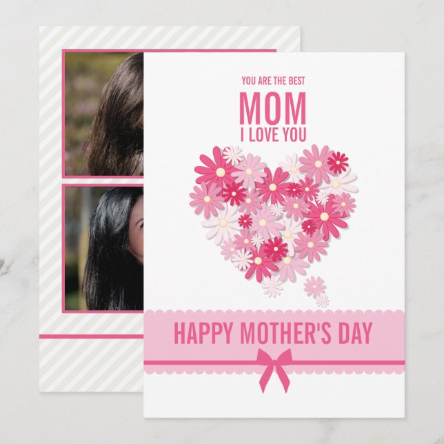 Mother's Day Greeting Card Template (Front/Back)