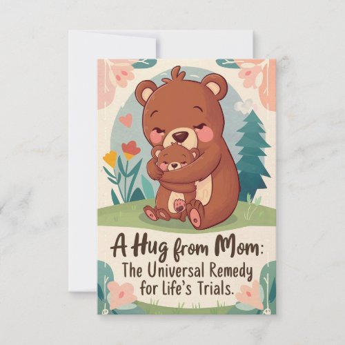 Mothers Day Greeting Cards Celebrating Moms  Thank You Card
