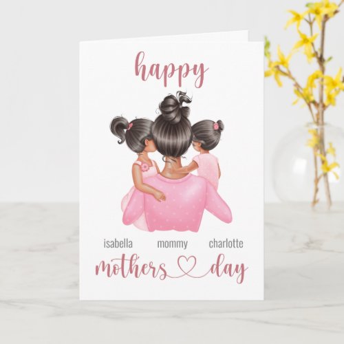 Mothers Day Greeting Personalized From Daughter Card