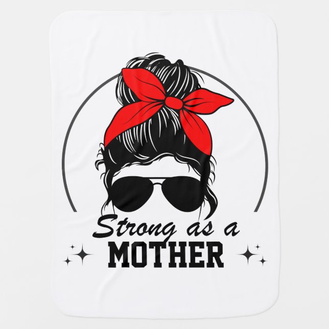 Mothers Day, Happy Mothers Day Baby Blanket (Front)
