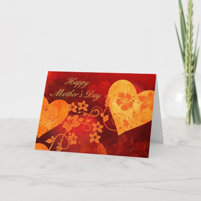 Mother's Day Heart Card (Front)