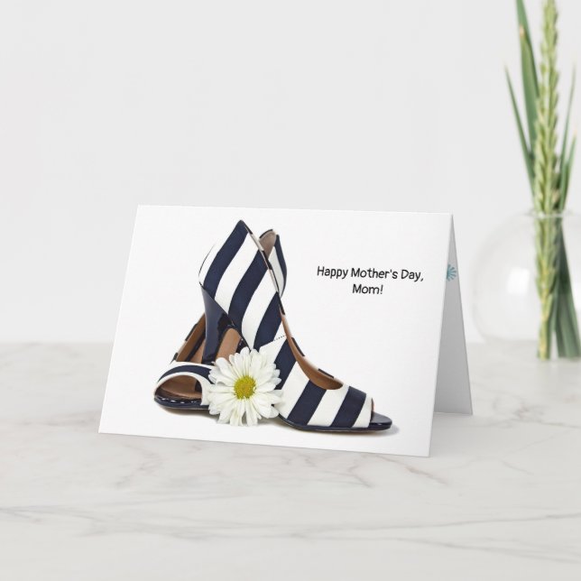 Mother's Day High Heels with Daisy Card (Front)